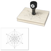 Sacred Geometry Rubberstempel (Gestempeld)