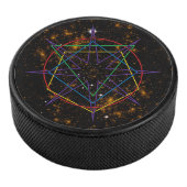 Sacred Geometry Sigil Hockey Puck (3/4)