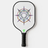 Sacred Geometry Sigil Pickleball Paddle (Achterkant)