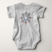 Sacred Geometry Sigil Romper (Achterkant)