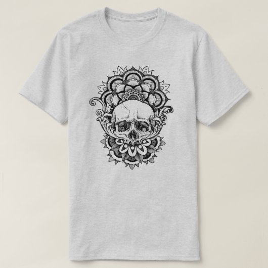 Sacred Geometry Skull T-shirt (Design voorkant)