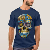 Sacred Geometry Skull T-shirt (Voorkant)