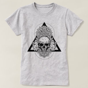 Sacred Geometry Skull T-shirt