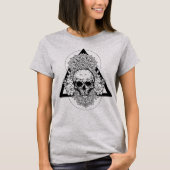 Sacred Geometry Skull T-shirt (Voorkant)