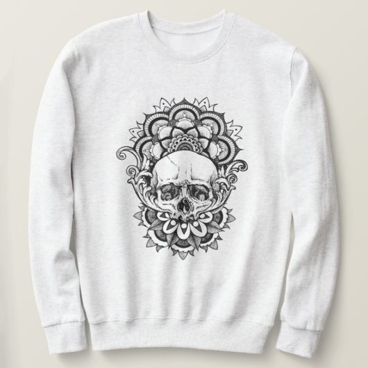 Sacred Geometry Skull Trui (Design voorkant)