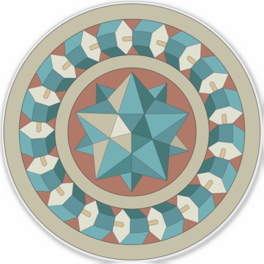 Sacred Geometry Sticker (Voorkant)