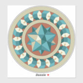Sacred Geometry Sticker (Vel)