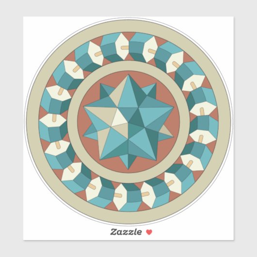 Sacred Geometry Sticker (Vel)