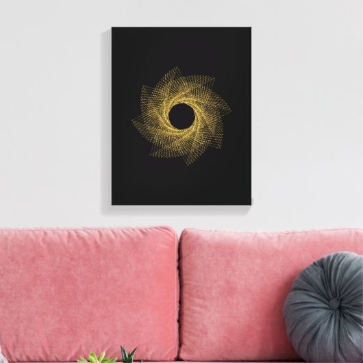 Sacred Geometry-symbool Canvas Afdruk (Insitu (Woonkamer))