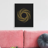 Sacred Geometry-symbool Canvas Afdruk (Insitu (Woonkamer))
