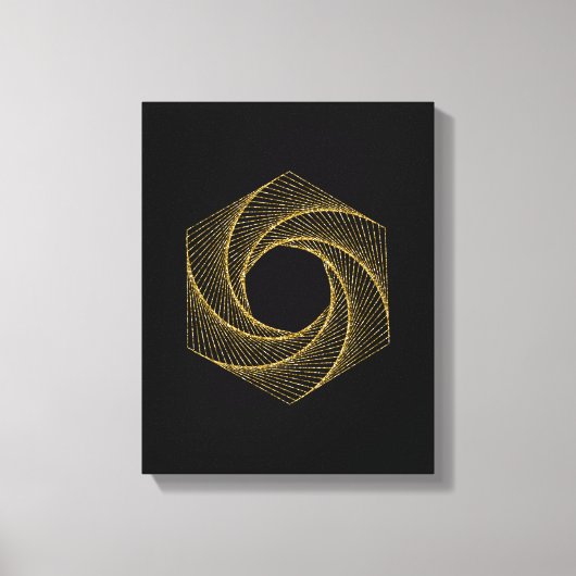 Sacred Geometry-symbool Canvas Afdruk (Voorkant)