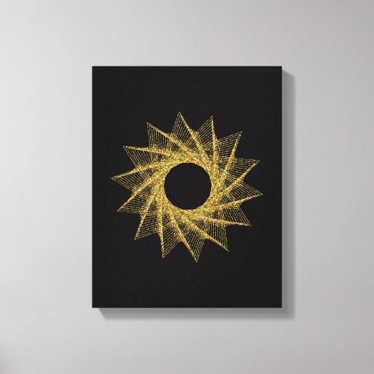 Sacred Geometry-symbool Canvas Afdruk (Voorkant)