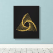 Sacred Geometry-symbool Canvas Afdruk (Insitu (Houten vloer))