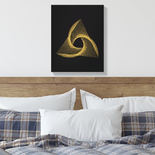 Sacred Geometry-symbool Canvas Afdruk (Insitu (Slaapkamer))