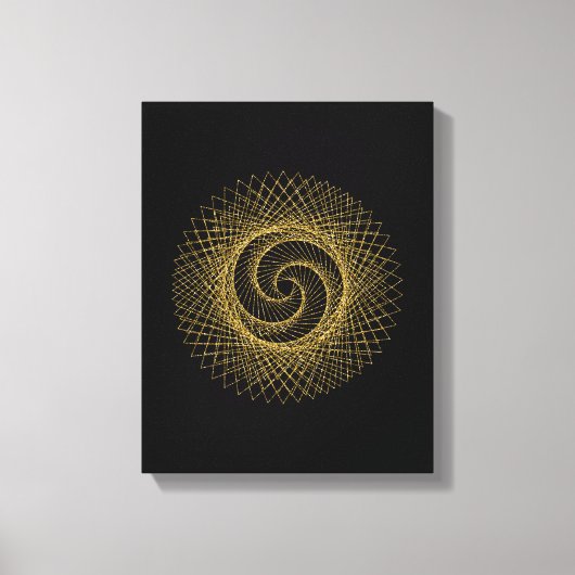 Sacred Geometry-symbool Canvas Afdruk (Voorkant)