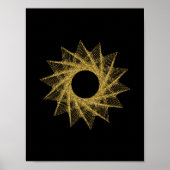 Sacred Geometry-symbool Poster (Voorkant)