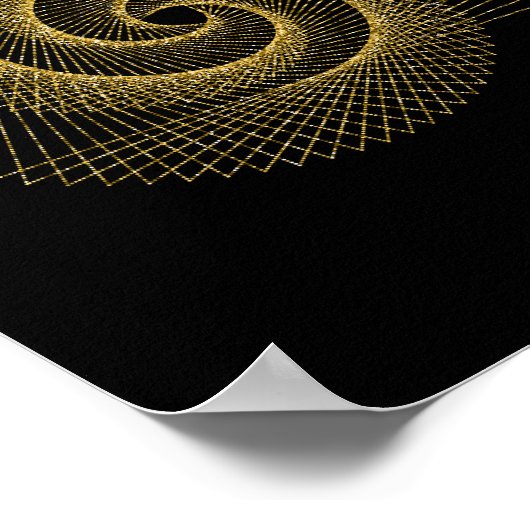 Sacred Geometry-symbool Poster (Hoek)