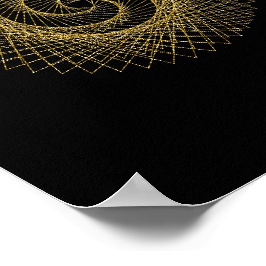 Sacred Geometry-symbool Poster (Hoek)