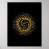 Sacred Geometry-symbool Poster (Voorkant)