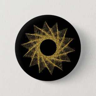 Sacred Geometry-symbool Ronde Button 5,7 Cm