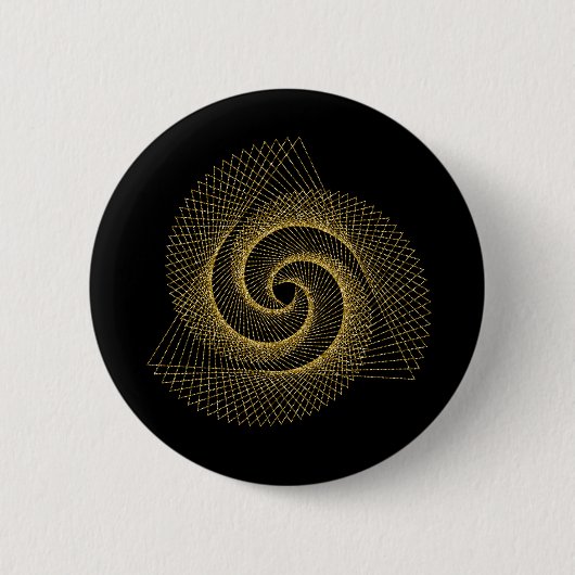 Sacred Geometry-symbool Ronde Button 5,7 Cm (Voorkant)