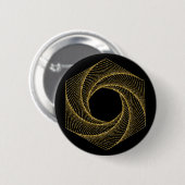 Sacred Geometry-symbool Ronde Button 5,7 Cm (Voorkant /achterkant)