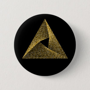 Sacred Geometry-symbool Ronde Button 5,7 Cm
