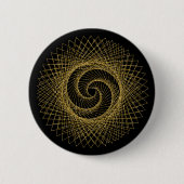 Sacred Geometry-symbool Ronde Button 5,7 Cm (Voorkant)
