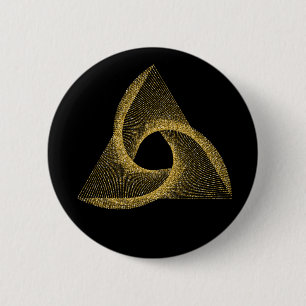 Sacred Geometry-symbool Ronde Button 5,7 Cm