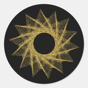 Sacred Geometry-symbool Ronde Sticker