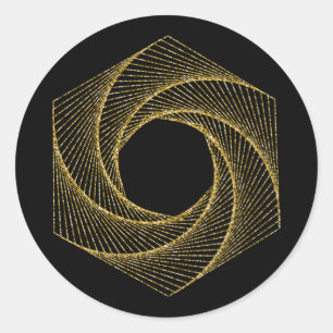 Sacred Geometry-symbool Ronde Sticker