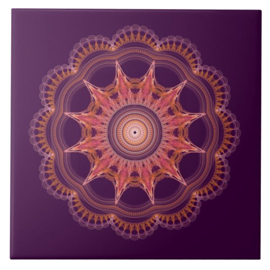 Sacred Geometry Tegeltje (Voorkant)