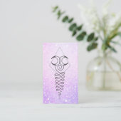 *~* Sacred Geometry Verlichting Nirvana Pastel Visitekaartje (Staand voorkant)