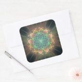 Sacred Geometry Vierkante Sticker (Envelop)
