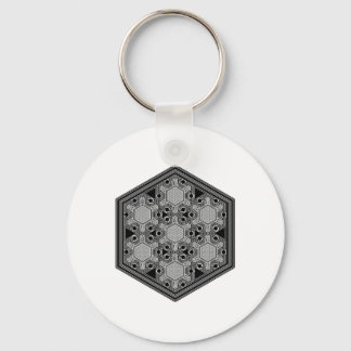 Sacred Geometry Yoga Meditation Aum Trance Festiva Sleutelhanger