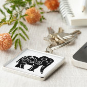 Sacred Giant (Black) Sleutelhanger (Zijkant)