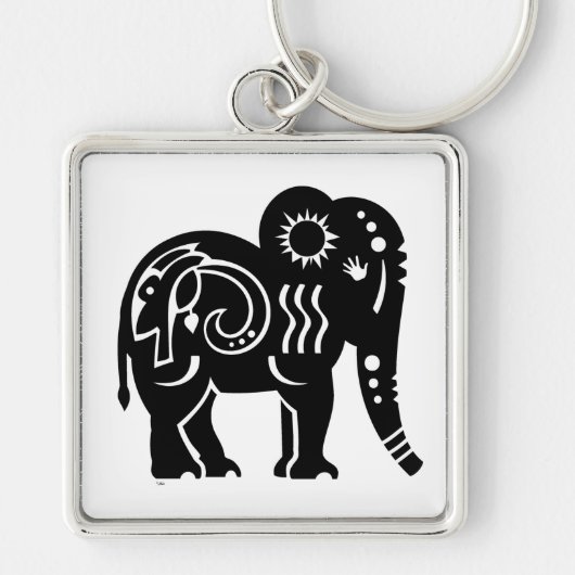 Sacred Giant (Black) Sleutelhanger (Voorkant)