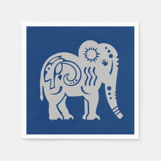 Sacred Giant (grijs) Napkins Servet (Voorkant)