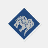 Sacred Giant (grijs) Napkins Servet (Hoek)