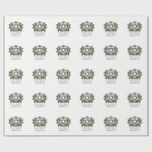 Sacred Grove Pentagram Wiccan Cadeaupapier (Vlak)