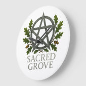 Sacred Grove Wall Clock Grote Klok (Hoek)
