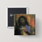 Sacred Heart, 1910 Vierkante Button 5,1 Cm (Voorkant /achterkant)