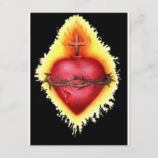 Sacred Heart 2 Briefkaart (Voorkant)