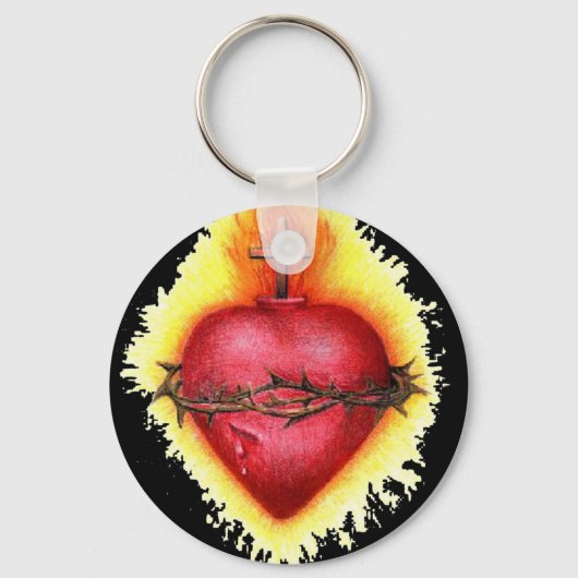 Sacred Heart 2 Sleutelhanger (Voorkant)
