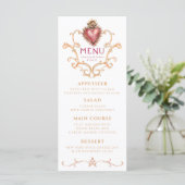 Sacred Heart Baroque Weddenningmenu (Staand voorkant)