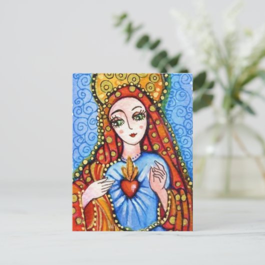 Sacred Heart Briefkaart (Staand voorkant)