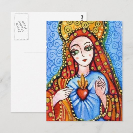 Sacred Heart Briefkaart (Voorkant / Achterkant)