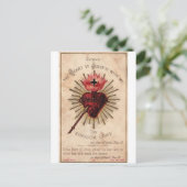 Sacred Heart Briefkaart (Staand voorkant)
