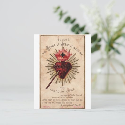 Sacred Heart Briefkaart (Staand voorkant)