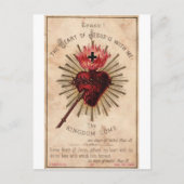 Sacred Heart Briefkaart (Voorkant)